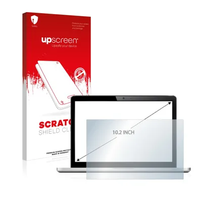 Produktbild von upscreen Schutzfolie für Notebooks mit 25.9 cm (10.2 Zoll) Displays 222.5 x 131 mm Displayschutz Displayschutzfolie Folie Klar Transparent