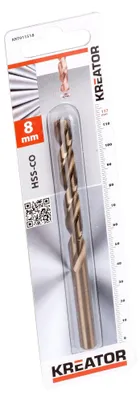 Obrázok produktu pre Kovový les Cobalt Dlhá životnosť Priemer 8 mm - Kreator