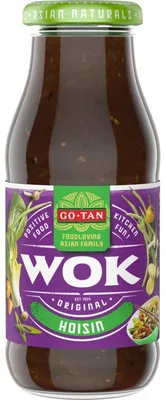 Produktbild von Go-Tan All Natural Woksaus Hoisin 240 ml – Aromatische, glutenfreie Wok-Sauce