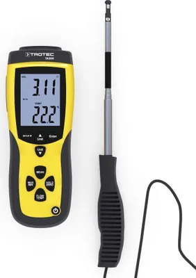 Produktbild von TROTEC TA300 Anemometer mit Teleskopsonde für präzise Messungen