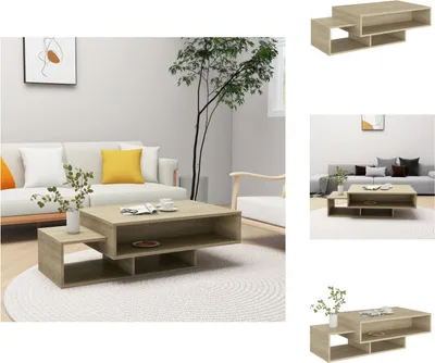 Obrázek produktu pro vidaXL Konferenční stolek Sonoma dub 105x55x32 cm materiál na bázi dřeva - Konferenční stolky