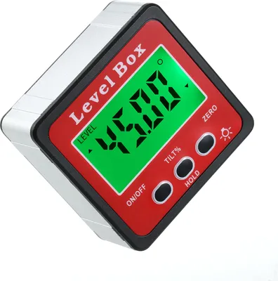 Produktbild von Magnetischer digitaler Neigungswinkelmesser für Holzbearbeitung, Autoreparatur, Neigungsschalter mit Hintergrundbeleuchtung