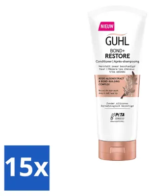 Produktbild von 15 x Guhl Bond+ Restore Conditioner - 200 ml - Vorteilspackung - 15 Stücke