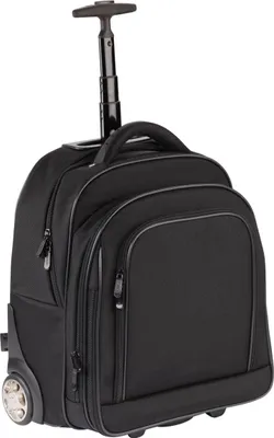 Produktbild von Rucksack Trolley Laptop Rollen Schulrucksack 47 cm Schwarz Dermata