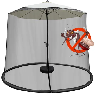 Productafbeelding van Muggennet 300 x 300 x 230 cm - Insectenafscherming - Eenvoudige montage - Met draagtas