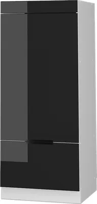 Produktbild von Mikrowellenschrank Vicco Fame-Line Schwarz Eiche hochglanz 60 cm, Model 39905