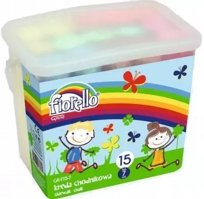 Immagine prodotto di Gesso in un secchio 7 colori 15 pezzi