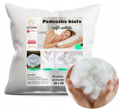 Produktbild von Syl Mar Hypoallergene Dicke Kissenfüllung 50x50cm Weiß