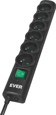 Produktbild von Ever Optima 5m Schwarz 6 AC-Ausgänge 250 V