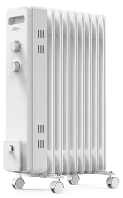 Immagine prodotto di Radiatore ad olio da 2000W, radiatore ad olio con 9 lamelle, termostato regolabile