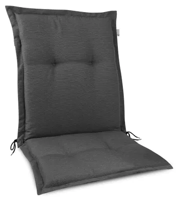Produktbild von Beautissu Premium Gartenstuhlauflage Niedriglehner 105x50x7cm, Anthrazit