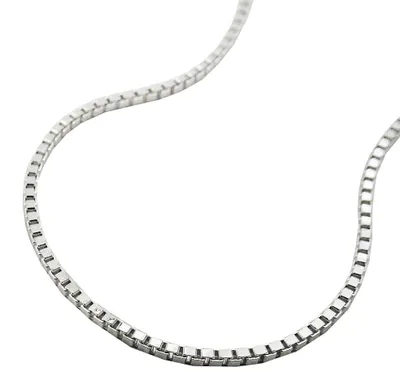 Image de Collier en argent sterling 925, chaîne vénitienne, 1 mm, pour femme, 40 cm