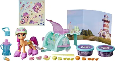 Image de Hasbro F28635L00, F29345L00 - MLP MOVIE SUNNY STARSCOUT MIX AND MAKE