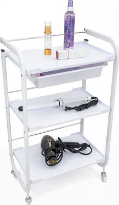 Immagine prodotto di Carrello portatile per parrucchieri ed estetisti Portautensili smussati
