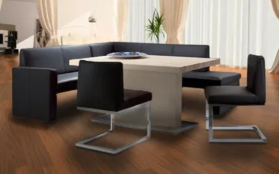 Immagine prodotto di Panca ad angolo in pelle, panca da cucina in pelle, panca in pelle - SCELTA DEL COLORE, su misura, DIMENSIONI DESIDERATE