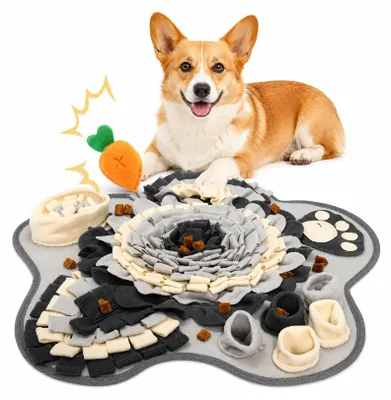 Produktbild von Rutschfeste Hundematte in Blumenform