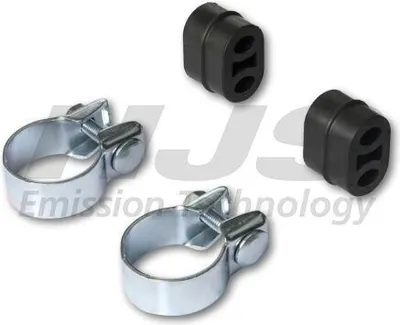 Produktbild von HJS Montagesatz Schalldämpfer Montagesatz Abgasanlage 82 14 9092 passend für MERCEDES-BENZ SLK (R171)