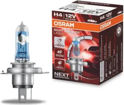 Produktbild von OSRAM Night Breaker Laser H4 Glhlampen 12V 60/55W - x1