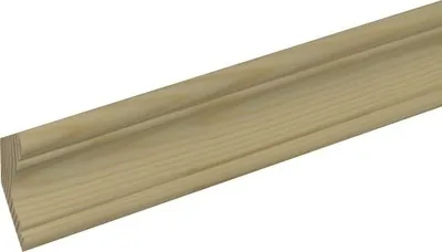 Produktbild von Konsta Deckenabschlußleiste Kiefer roh 2000 x 50 x 26 mm
