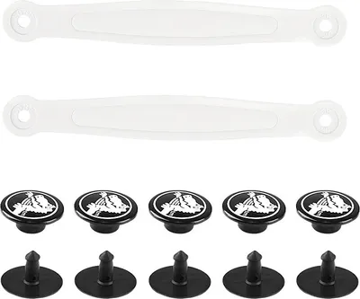 Produktbild von INF Schwarze PVC-Fersenriemen für Clogs - Rutschfest Weiß 38