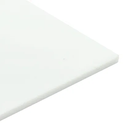 Acrylplatte 10 mm weiß glänzend, 7 Größen wählbar