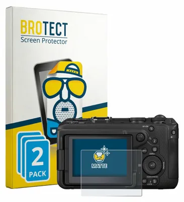 Produktbild von 2x BROTECT Schutzfolie für Canon EOS R6 V Displayschutz Displayschutzfolie Folie Matt Entspiegelungsfolie