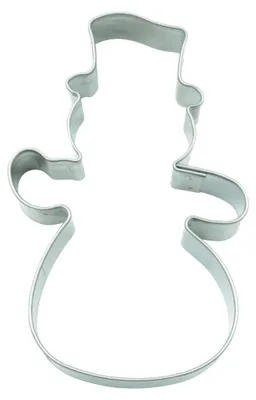 Obrázek produktu pro Vykrajovátko na perníčky - Sněhulák 7,7 cm - Nerezová ocel - Do myčky