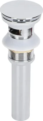 Obrázek produktu pro Koupelnový odtok dřezu Galvanizace Popup Wash Basin Drainer Stopper NonOverflow (Popup s otvorem )