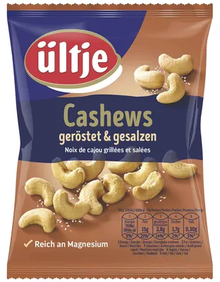 Immagine prodotto di ültje 11702 ültje Cashewkerne, geröstet und gesalzen Nüsse 150,0 g