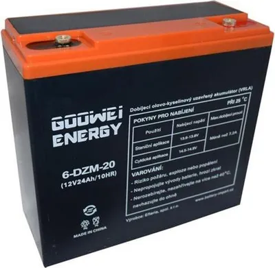 Produktbild von Traktionsbatterie Blei-Säure 12V 24Ah GOOWEI ENERGY 6-DZM-20 Pb