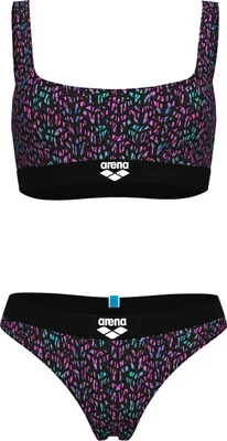 Produktbild von Arena MONOGRAM ELASTIC BIKINI Damen BLACK MULTI XL