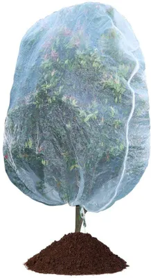 Produktbild von Unyqoos® Pflanzenschutznetz 300 x 300 cm – Insektenschutznetz aus verdicktem HDPE, 60 Maschen, mit Zugkordel & Reißverschluss