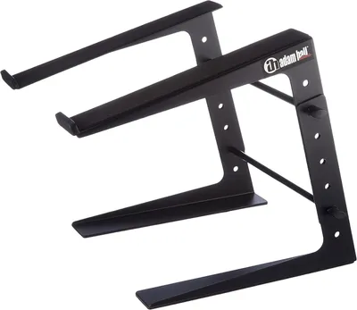 Produktbild von DJ Laptopständer Schwarz höhenverstellbar 17-34 cm für Laptops 30-43 cm