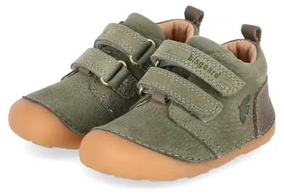 Produktbild von Bisgaard Burschen Barfußschuhe CARTER Grün Rauleder Größe: 24
