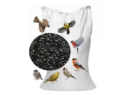 Produktbild von Sonnenblumenkerne Vogelfutter für Wildvögel 25 kg Neu