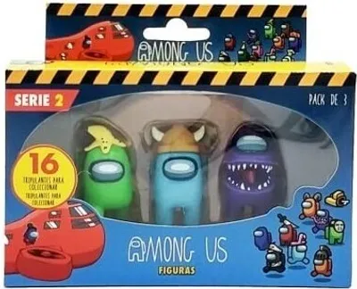 Immagine prodotto di Bizak Among Us S2 Confezione 3 Box Multicolore Multicolore Taglia unica