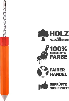 Produktbild von Handspielzeug XXL Bleistift für große Papageienarten