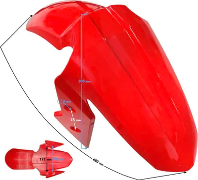 Produktbild von BLADE Rotes Schutzblech