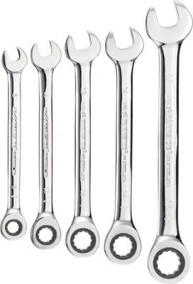 Produktbild von PARKSIDE® Ratschen-Ringschlüsselsatz, 5-teilig