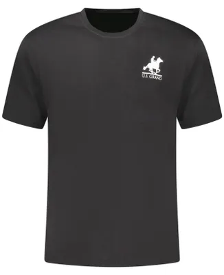 Produktbild von Stilvolles Schwarzes Kurzarm-Polo-T-Shirt für Herren - Logo-Design