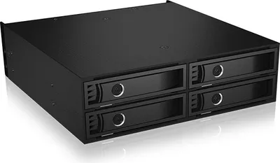 Produktbild von Backplane IcyBox 4xU.2 2,5" NVMe SSD => 1x5,25" Schacht