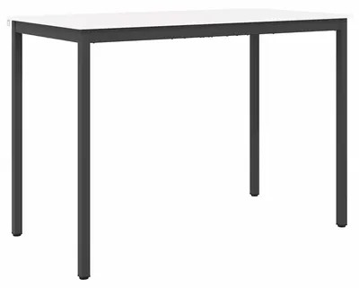 Image de vidaXL Table de bar blanche 150 x 80 x 105 cm en pin massif