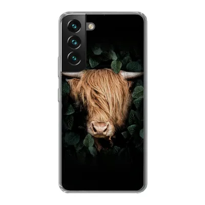 Produktbild von MuchoWow® Handyhülle Schutzhülle Hülle für Samsung Galaxy S22 Schottische Highlander - Tier - Flora Silikon Softcase Handy Hülle - Mobiltelefonhülle