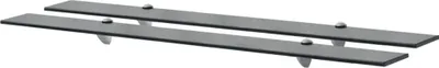Produktbild von Schweberegale 2 Stk. Glas 100x20 cm 8 mm