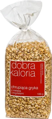 GRYKA EKSPANDOWANA Z MELASĄ I MIGDAŁAMI 100 g - DOBRA KALORIA