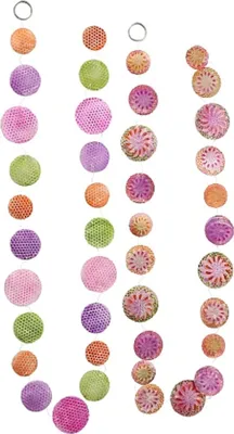 Produktbild von Boltze Capiz-Girlande 2er-Set pink Dekohänger Ø ca. 7,5cm Länge ca. 180 cm
