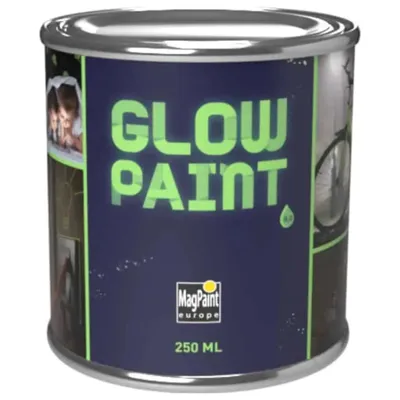 Productafbeelding van MagPaint GlowPaint 250 ml – glow in the dark verf die oplicht in het donker