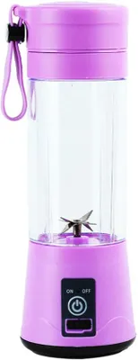 Zdjęcie produktu dla Blender ręczny, 380 ml, bez BPA, mini, wielofunkcyjny, ładowarka USB-C – niebieski