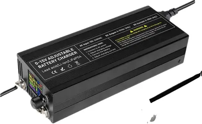 Obrázek produktu pro Nabíječka Lifepo4, nastavitelné výstupní napětí, vysoká proudová kapacita, XCL60A-A, 12V, zástrčka EU