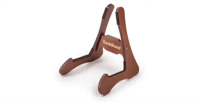 Produktbild von A-Frame Gitarrenständer 20801 Ply Db aus Eschenholz für Akustikgitarren und Bässe, 29x31 cm
